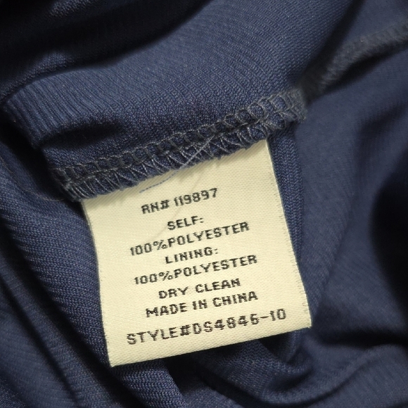 Eclair Lined Floral Splat Dress With Tie Belt Size Small - Picture 9 of 9